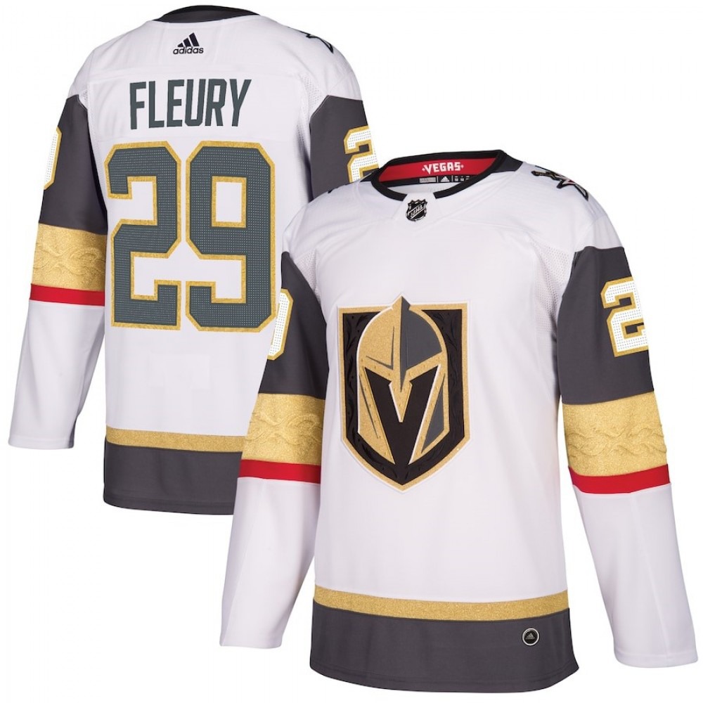 Men's Vegas Golden Knights Marc-André Fleury #29 Adidas White Authentic Player Jersey-Pro Kit Vault | Brand New 26/27 Sports Jerseys